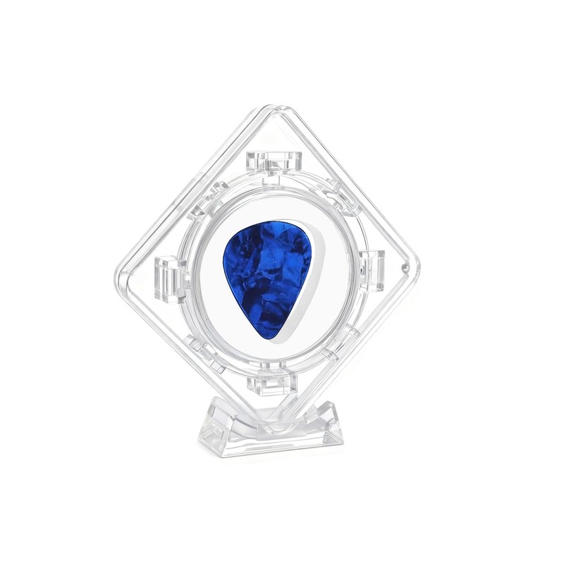 Reabosko Acrylic Clear Guitar Pick Display Case, 1 Pcs Guitar