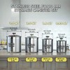 Cooks Standard Stainless Steel Food Jar Storage Canister Set Medium