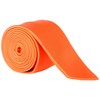 DonDon Mens Handmade Silk Look Ties 6cm, orange