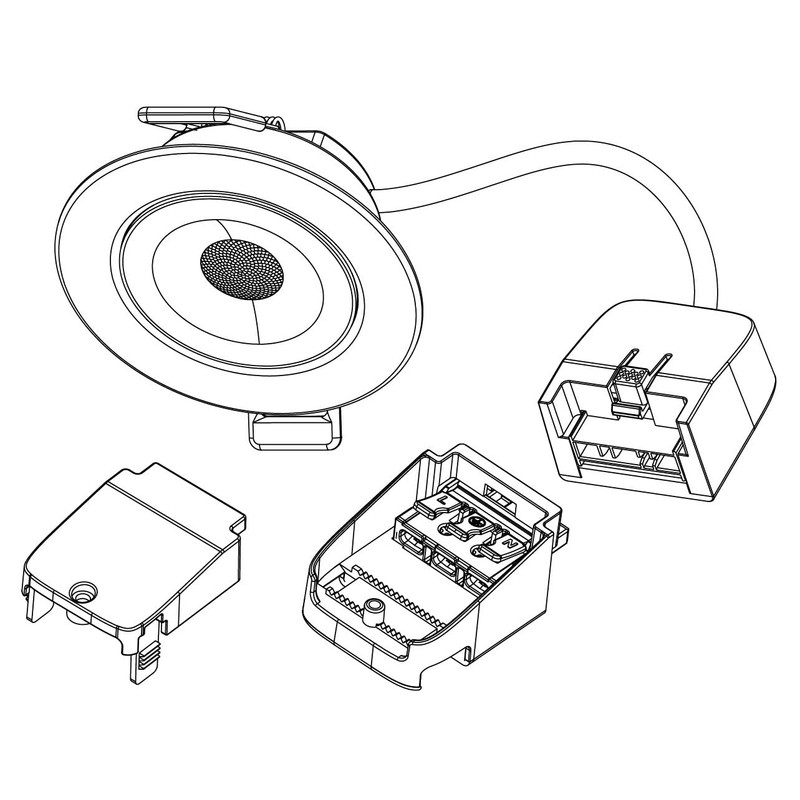 Bright Source Core LED Recessed Downlight, TRIAC Dimmable, 10W, 1200lm,