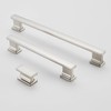GOFFIDECO 10 Pack 5 Inch(128mm) Brushed Satin Nickel Kitchen Cabinet