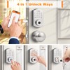 Probrico Smart Keyless Entry Door Lock with Knob Set, Fingerprint