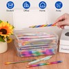Tikplus Children's Pencil Box, Plastic Case, Stackable Pens Storage, High