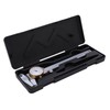 0150mm Dial Caliper Steel ShockProof Adjustable Vernier Caliper with Depth