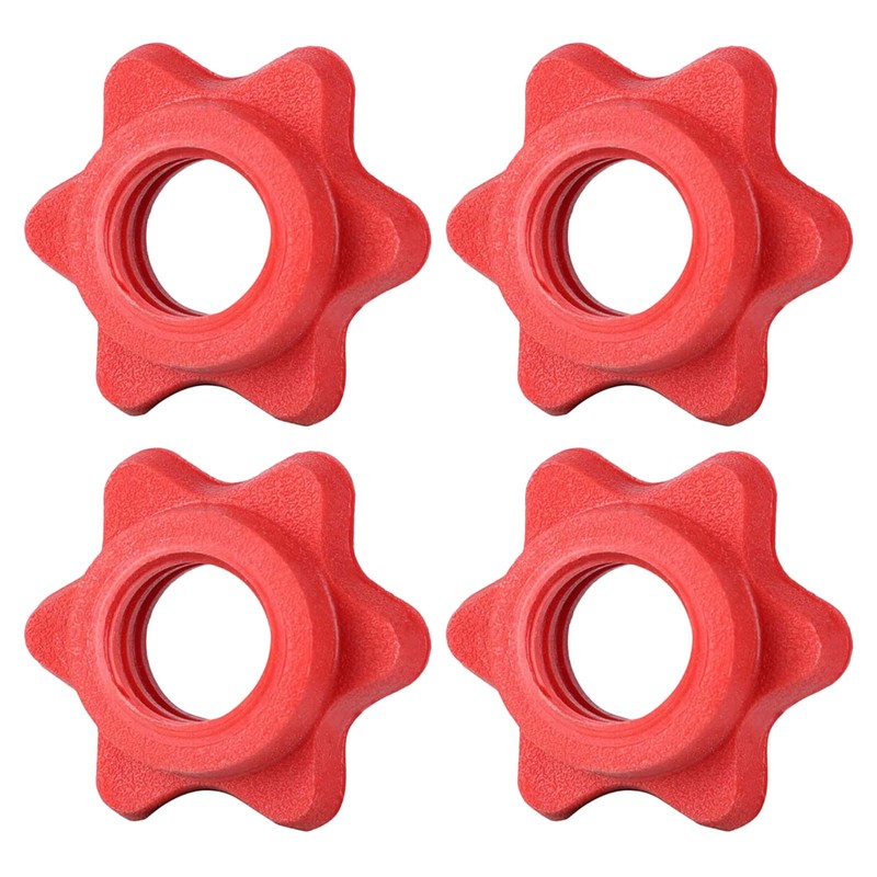 4Pcs/set Spinlock Collars Anti-Slip Spin-Lock Collar Screw Clamp Spinlock Collar