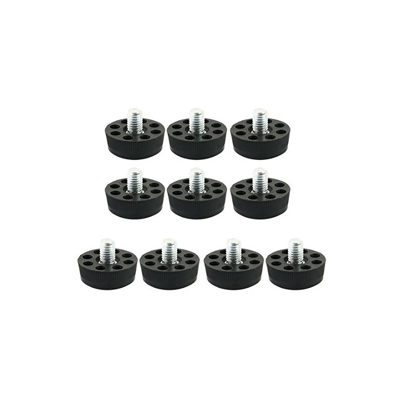 Sourcingmap Furniture Table Chair 8 Holes Base Leveling Foot M8