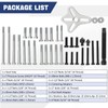DASBET 46PCS Harmonic Balancer Puller Set, Steering Wheel Puller Kit