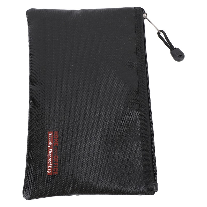 Fireproof Document Bag Portable Waterproof 800℃ High Temperature Resistant Zipper
