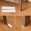 ZZJMCH 12 Pack White Multi Purpose Furniture Plastic Shims for