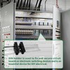 24 Pieces (12 Sets) DIN Rail Adapter Set, Terminal Blocks,