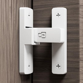 90 Degree Barn Door Lock LISHAN Latch Luminescent Upgrade Your Safety Easy Installation Keyless Entry Zinc Alloy Matte Black Ideal for Sliding Doors Bathroom Kitchen Cabinet Pet Safety