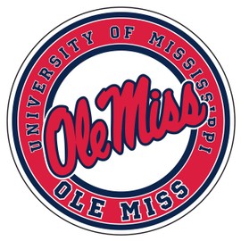 Craftique Mississippi Decal (UNIV of MISS OLE MISS DEC (4"), 4 in)
