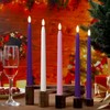 Stmarry Flameless Advent Candles, Set of 5 - Flickering LED