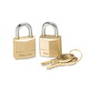 Master Lock Padlock, Solid Brass Lock, 3/4 in. Wide, 120T