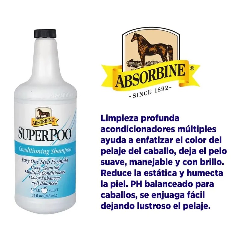 Shampoo Super Poo 473 Ml - Absorbine