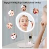 Tahua Espejo De Maquillaje Luz Led Touch Forma De Arbol
