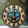 25x25cm Custom Wood Clock that Appeals to Customers Seeking Unique,