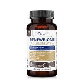 Renewbiome Adlercreutzia - Probiotic with Adlercreutzia equolifaciens subsp. equolifaciens and Adlercreutzia equolifaciens subsp. celata - 5 billion CFU in 1 gastric juice resistant capsule - 30