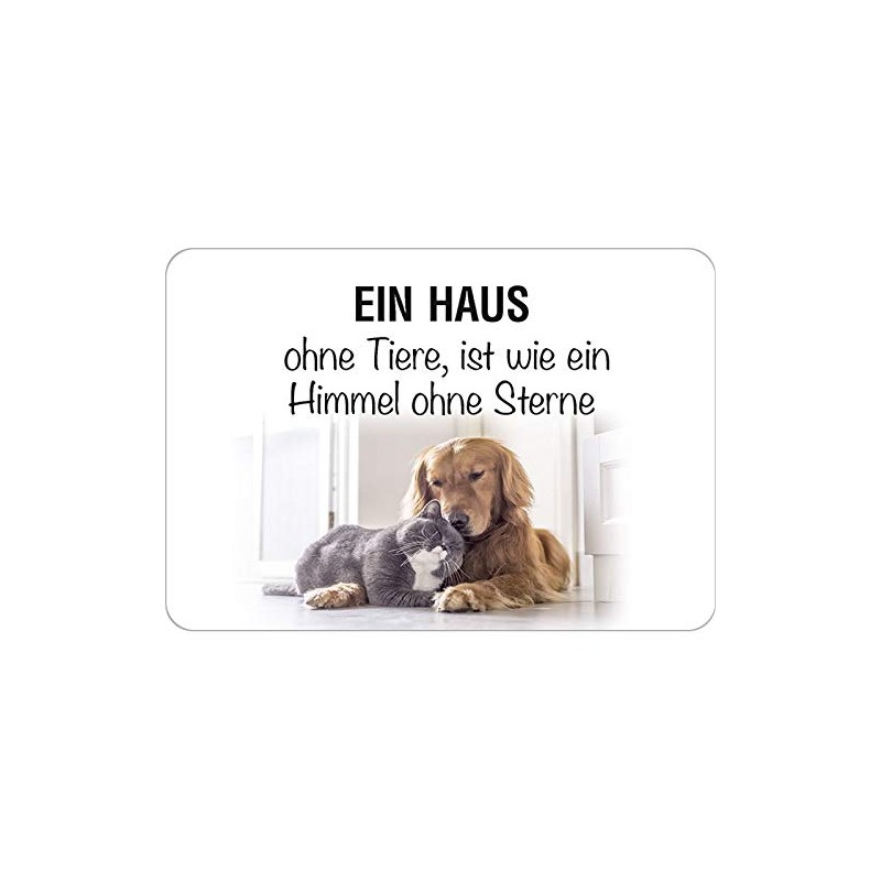 Blechwaren Fabrik Braunschweig Kulthänger EIN Haus ohne Tiere ist wie