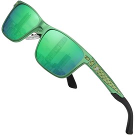 DUCO Polarized Sunglasses for Men Vintage Aluminum Frame Retro Sports Sun Glasses Driving Shades 100% UV Protection 8207