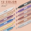 Sitovely 12 Colours Waterproof Matte Eyeshadow Pen Set with Sharpener,