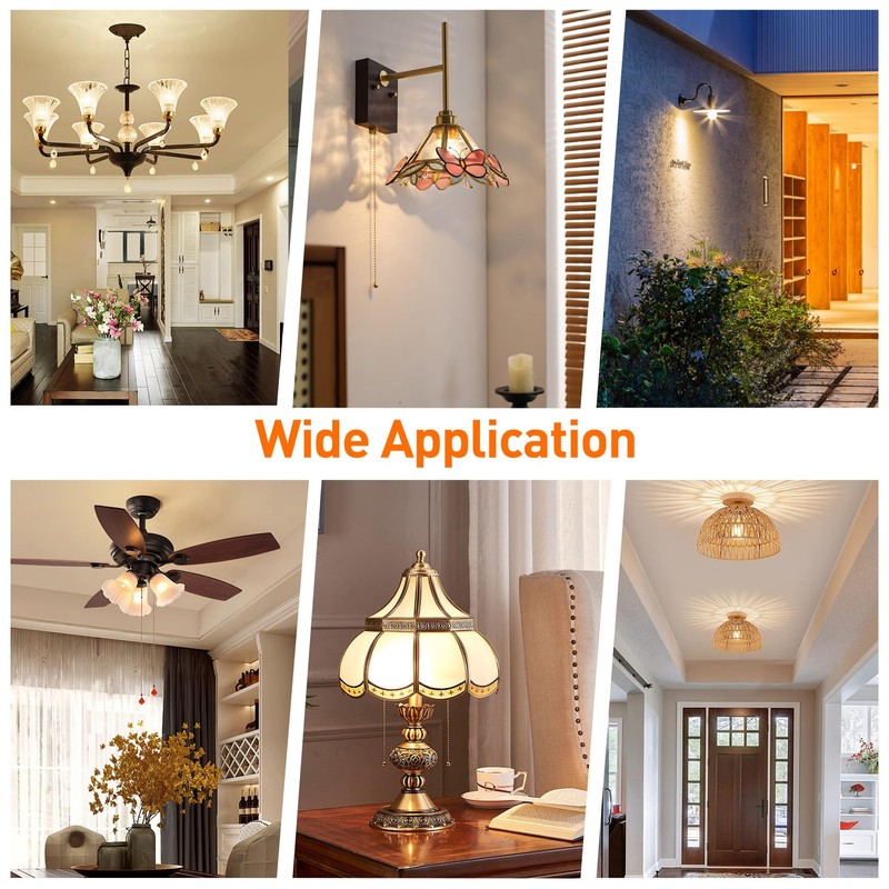 ORALUCE E12 to E26 Adapter, Candelabra to Medium/Standard Base, Light