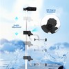 UNITACKLE Telescopic Portable Fish Finder Mount, Upgraded Version Transducer Pole