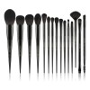 Juego De Brochas De Maquillaje Profesional Docolor, 15 Uds. Color