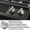 W11366438 Gas Stove Knobs Compatible with Whirlpool Range WCG55US0HS00 WCG55US0HS05