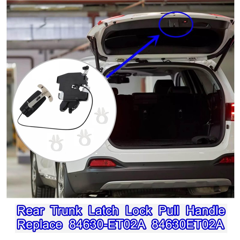 Rear Trunk Lock Latch Lid Actuator Compatible with 2007-2012 Nissan