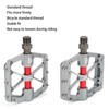 WAKE Mountain Bike 3 Bearing CNC Aluminum Alloy Pedal Durable