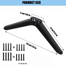 Universal TV Stand Compatible, Replacement TV Stand Base, Universal TV Stand Feet for Table, Universal TV Stand Legs, TV Base Feet, TV Stand Base Replacement, TV Stand Legs with Screw Set