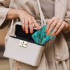 Atufsuat Credit Card Holder, Mini Aluminum Card Wallet RFID Blocking