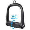 BeneLabel D Handle for Cable Machines - Heavy-Duty Aluminum Grip