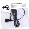 Mipcase Clip On Lavalier Microphone Set for Smartphones Omnidirectional Condenser