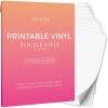 Zicoto Premium Printable Vinyl Sticker Paper - Glossy White 8.5