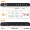 ATXOM HDMI Splitter 1 in 4 Out - 1x4 HDMI