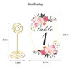 26 PCS Table Number Holder - Table Card Holder Stand
