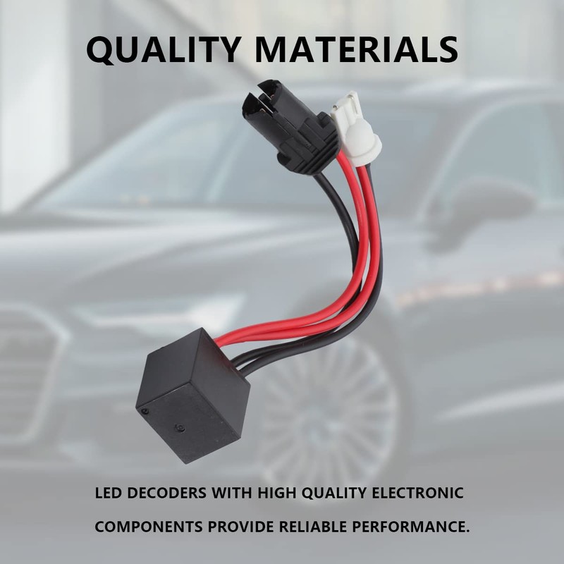 GNXFixt 2 x T10 LED Decoder Adapter Canbus Anti-Flicker Resistors