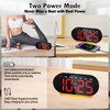 Foyucool Digital Alarm Clock for Bedroom with Nightlight, 7" Large