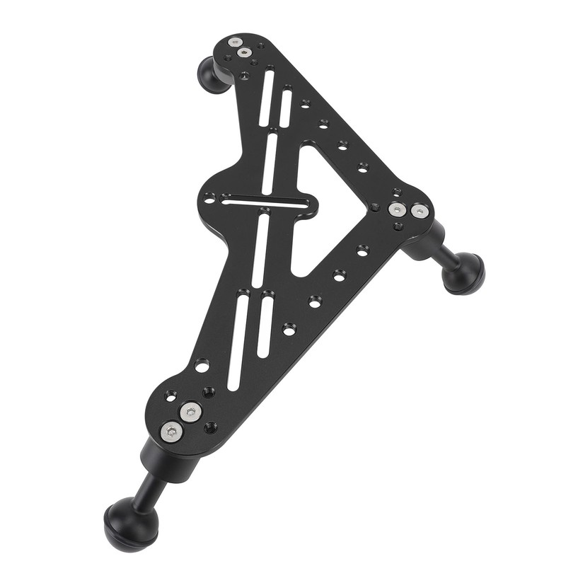 Diving Tray Rig Video Triangular Stabilizer Tripod Base Bracket SLR