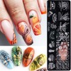 Nail Stamp Set, 5 Pieces Nail Stamp Plate Flowers, Nail