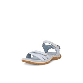 ECCO Women's Offroad Roam Sport Sandal, AIR/Bright White Nubuck, 9-9.5