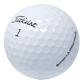 LostGolfBalls - 48 Titleist Pro V1 Golf Balls in Good Condition, 2021 Year Model, AAA Quality, Used & Recycled Used Golf Balls, Titleist ProV1, The #1 Ball in Golf, White