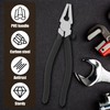 Glass Running Pliers with Curved Jaws 7.8 Inch Professional Metal
