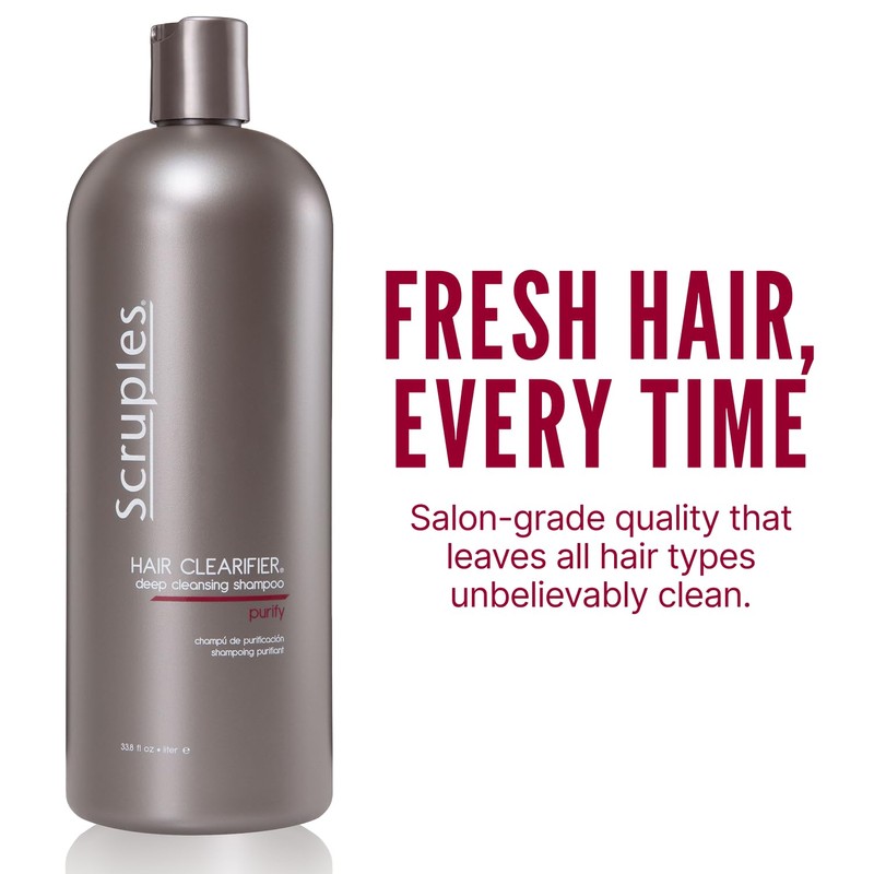 Scruples Hair Clearifier Shampoo - Professional Grade Deep Cleansing Shampoo