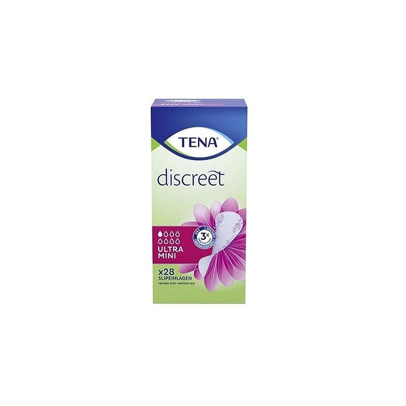 Tena Discreet Ultra Mini Hygiene Pads (Pack of 28)