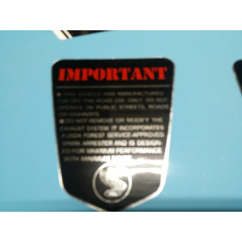 HONDA CT70 TRAIL70 1972 FRAME DECAL GRAPHIC SET (#H47)