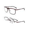 FAA'N Flip up Reading Glasses for Women Men,Square Frame Readers