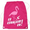 Spaß Kostet Flamingo Es Escaliert Eh Rucksack, pink
